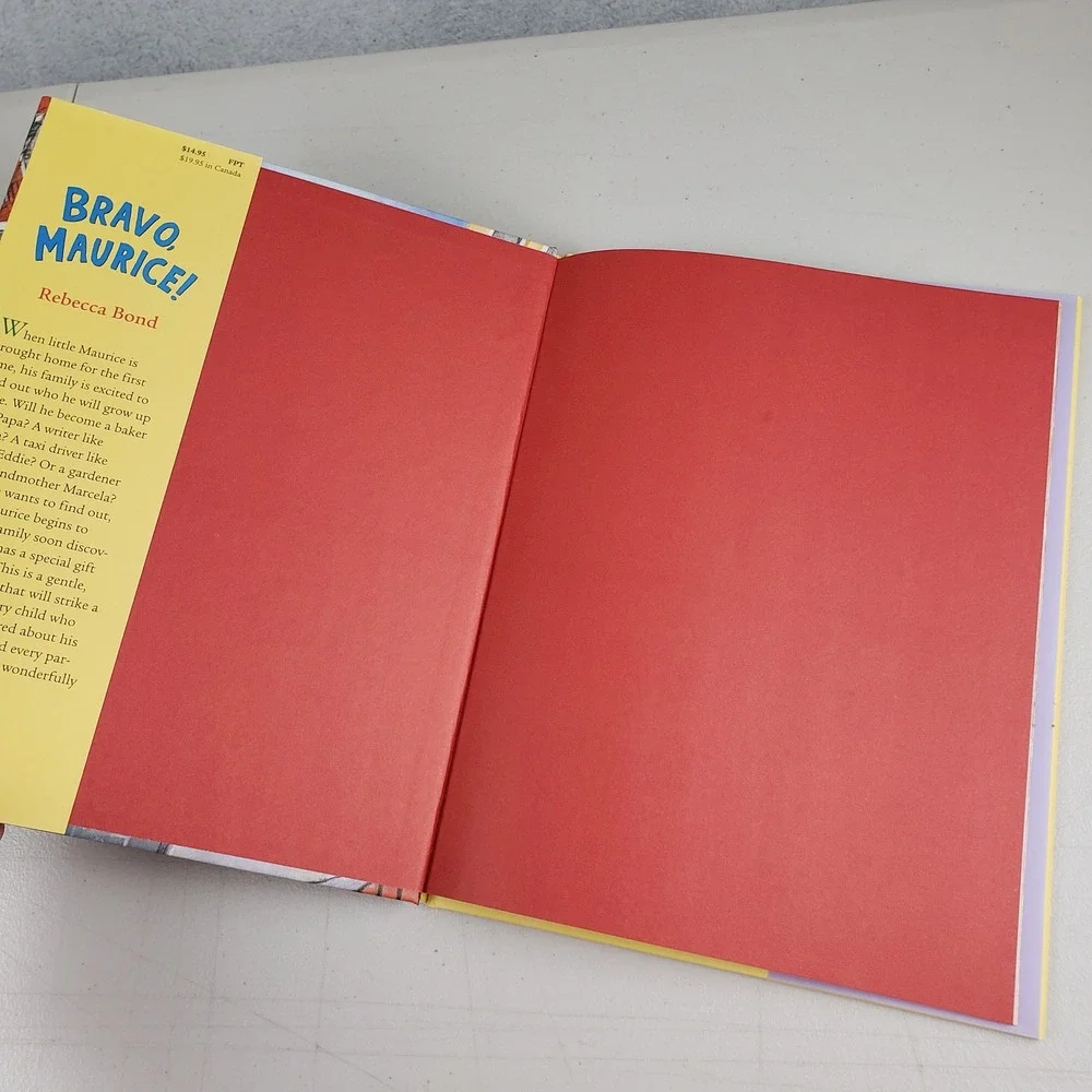 Bravo Maurice Rebecca Bond First Edition Hardcover Childrens Book Picture Book